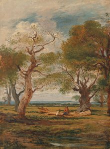 Paysage avec figures - John Linnell